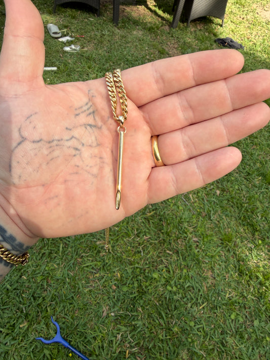 8G gold needle 14K